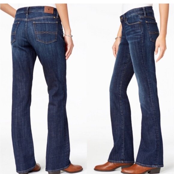 Lucky Brand Zoe Boot Jeans Womens Size 6/28 Medium Wash Denim Classic Fit - Picture 3 of 12